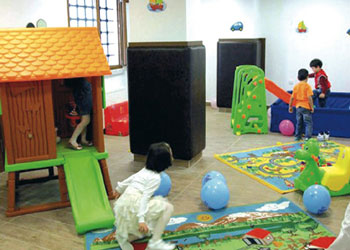 Cami bünyesindeki ilk çocuk parkı açıldı