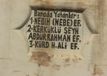 Türk, Kürt, Arap aynı türbede