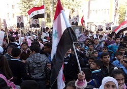 suriye'de 413 noktada gösteri yapıldı