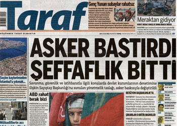 Asker bastırdı, şeffaflık bitti