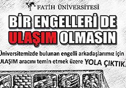 Fatih Üniversitesi'nden bir proje daha