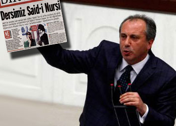 CHP, Said Nursi manşetini Meclis'e taşıdı