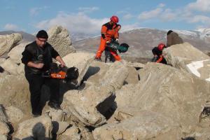 Erzican'da deprem tatbikatı gerçeğini aratmadı