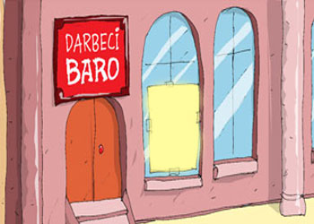 Darbeci baroya girenler bellidir-Karikatür