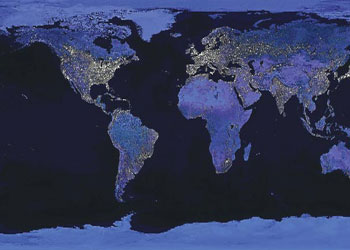 Uzaydan görünen 'Işıl ışıl Dünya'