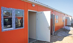 Depremzedelere 240 prefabrik ev
