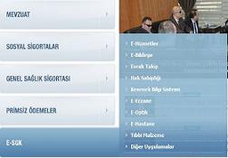 SGK sitesinden hizmet sorgulamaya devam