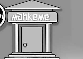 Mahkeme kapısındaki talep-Karikatür