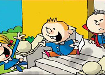 Kiminin karnesi kötü gelir-Karikatür