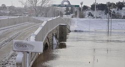 Tunca Nehri taşkın alarmı veriyor