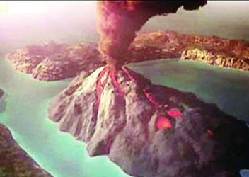 Yanardağ kabaran keke döndü