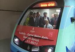 Kadıköy-Kartal metrosunda deneme seferi kazası
