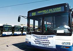 Başkente 250 yeni otobüs