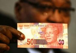 Güney Afrika'ya mandelalı banknotlar geliyor