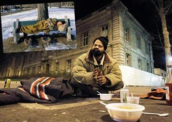 Belçika'da camiler evsizlere açıldı