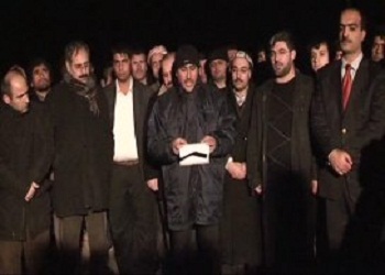 Suriye sınırında sabah kadar dua ettiler