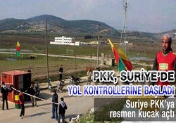 PKK, Suriye'de yol kontrollerine başladı
