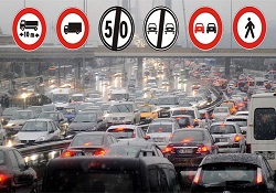 Türk şoförler, Avrupa Birliği'nin trafik levhalarına takıldı