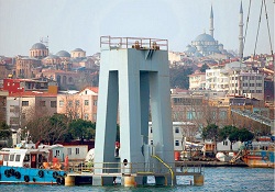 Köprünün ayakları dikildi, Haliç'in silüeti değişecek