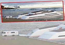 Bu da yüzer hastane!