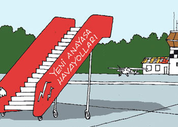 Yeni Anayasa havalanmayı bekliyor-Karikatür