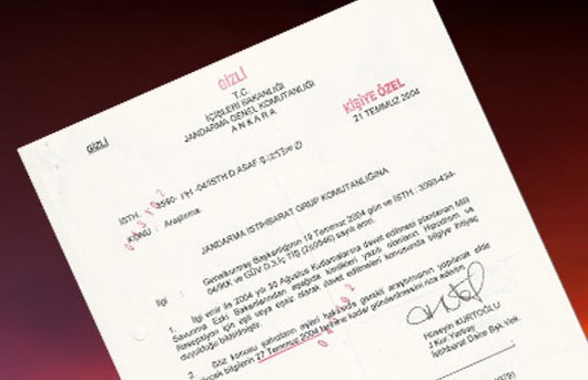 Jandarma Komutanı, Bakan eşlerini fişlemiş