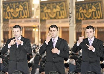 Hutbeye işaret diliyle tercüme