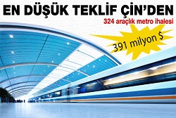 324 metro için en düşük teklif
