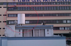 Su deposu görünümlü baz istasyonu!