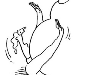 Alim, koyun olmalı, kuş olmamalı-Karikatür