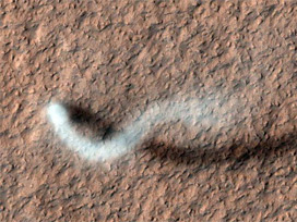 Mars'ın en 'havalı' hortumu görüntülendi