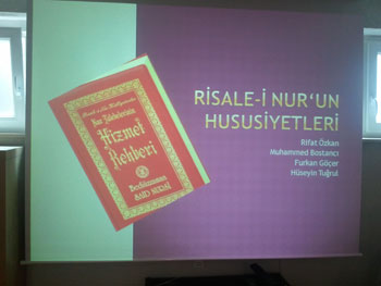 Avrupalı genç nur talebeleri heyecan verdi