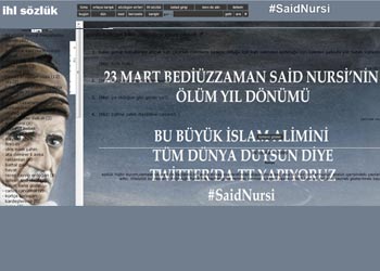 Sözlük sitelerinde de gündem #SaidNursi