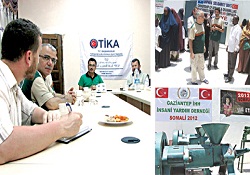 Yetimlere hem iş, hem aş