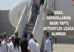 İsrail, Avrupalı aktivistleri engelliyor