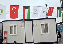 Kuveyt Emiri'nden Van'a 550 konteyner