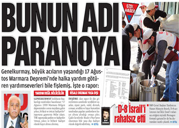 Depremde Risale okudular diye fişlemişler!