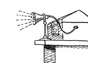 Nasihat istersen ölüm yeter-Karikatür