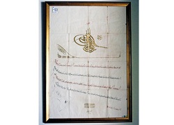 Sultan Reşat tuğralı ferman, icradan satılık