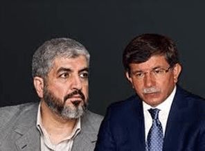 Davutoğlu, Meşal ile görüştü