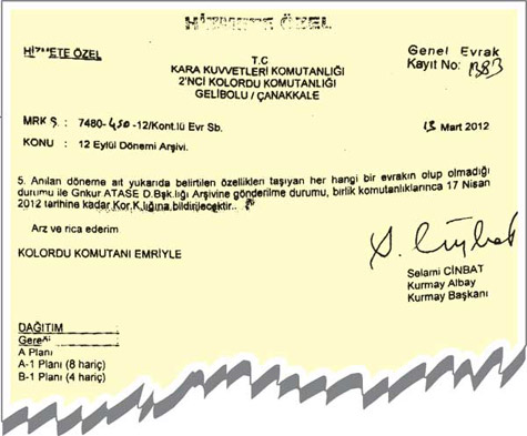 'Yok' denilen belgeler Genelkurmay'da çıktı!