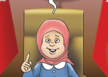 Başörtülü öğrencinin 23 Nisan mesajı