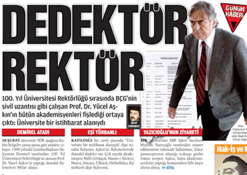 Nurcu akademisyenleri özenle fişleyen rektör