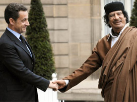 Kaddafi'den Sarkozy'e seçim yardımı