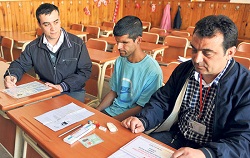 60 bin engelli, memurluk sınavında ter döktü