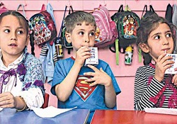 Okul sütü programına destek