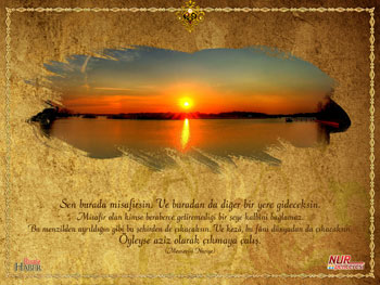 Risale-i Nur'dan vecizeli duvar kağıdı - [indir]