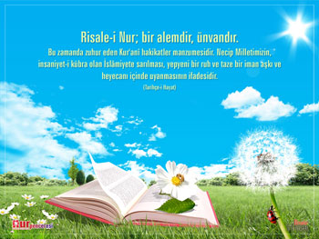 Risale-i Nur'dan vecizeli duvar kağıdı - [indir]