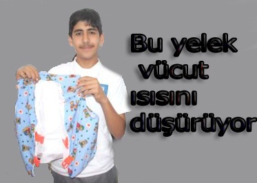 Bu yelek ateş düşürüyor