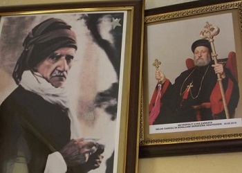 Süryanilerin evinde Said Nursi fotoğrafı